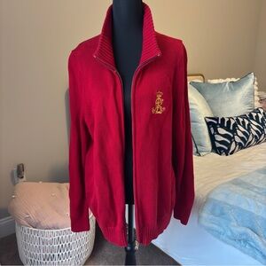 Ralph Lauren Vibrant Red Knit Sweater